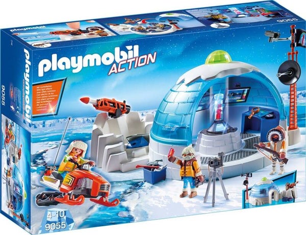 PLAYMOBIL Action 9055 Polar Ranger Hauptquartier