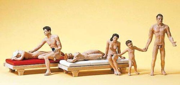 Preiser 10439 Paare am FKK-Strand