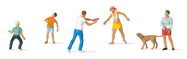 Preiser 10696 Figuren-Set "Outdoor-Vergnügen" (Frisbee)