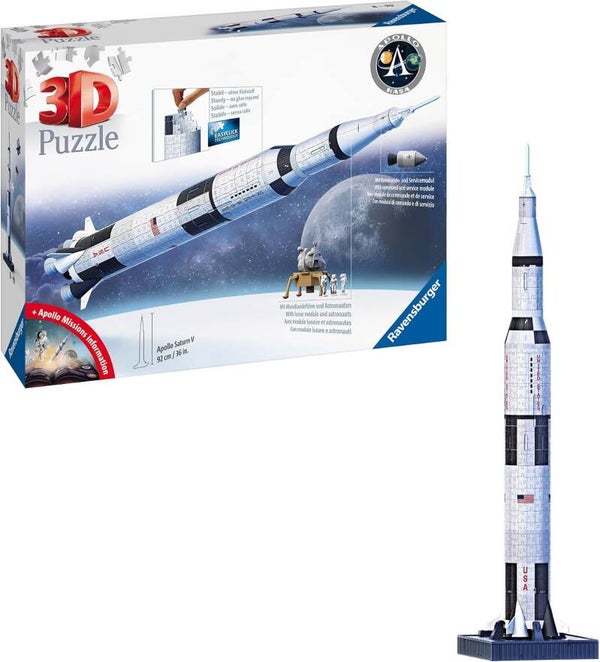 Ravensburger 3D Puzzle 11545 Apollo Saturn V Rakete