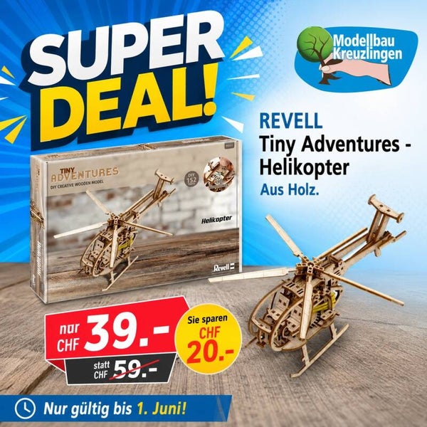 REVELL 00611 Tiny Adventures - Helikopter