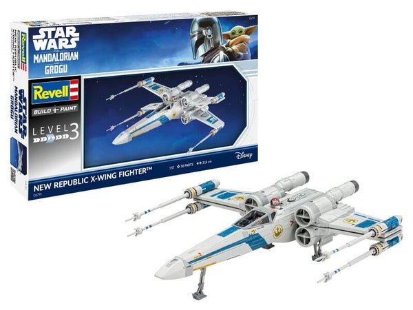 REVELL 06791 Star Wars The Mandalorian and Grogu New Republic X-Wing Fighter