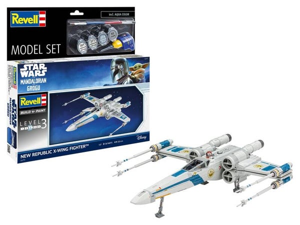 REVELL 66791 Star Wars The Mandalorian and Grogu New Republic X-Wing Fighter