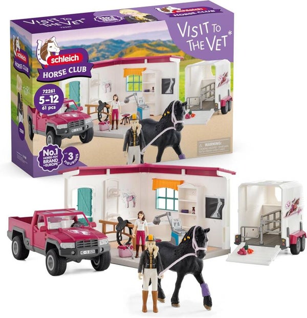 schleich 72261 HORSE CLUB Besuch beim Tierarzt