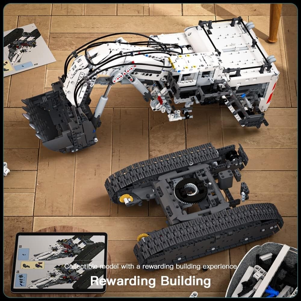 Mould King 17064 3-in-1 RC Traktor - 1857 Teile Ferngesteuerter Mähdrescher Bausatz Mit Motor