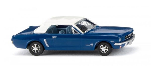 WIKING H0 020546 Ford Mustang Cabrio enzianblau