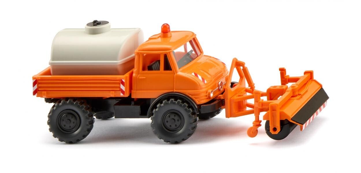 WIKING H0 037112 Unimog U 406 kommunalorange