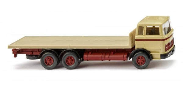 WIKING H0 044704 Flachpritschen-Lkw (MB) grünbeige