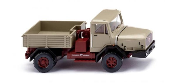 WIKING H0 049306 Schwerlastzugmaschine (Faun) olivgrau