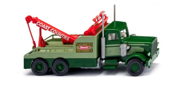 WIKING H0 063104 Abschleppwagen (Peterbilt) Coast Counties