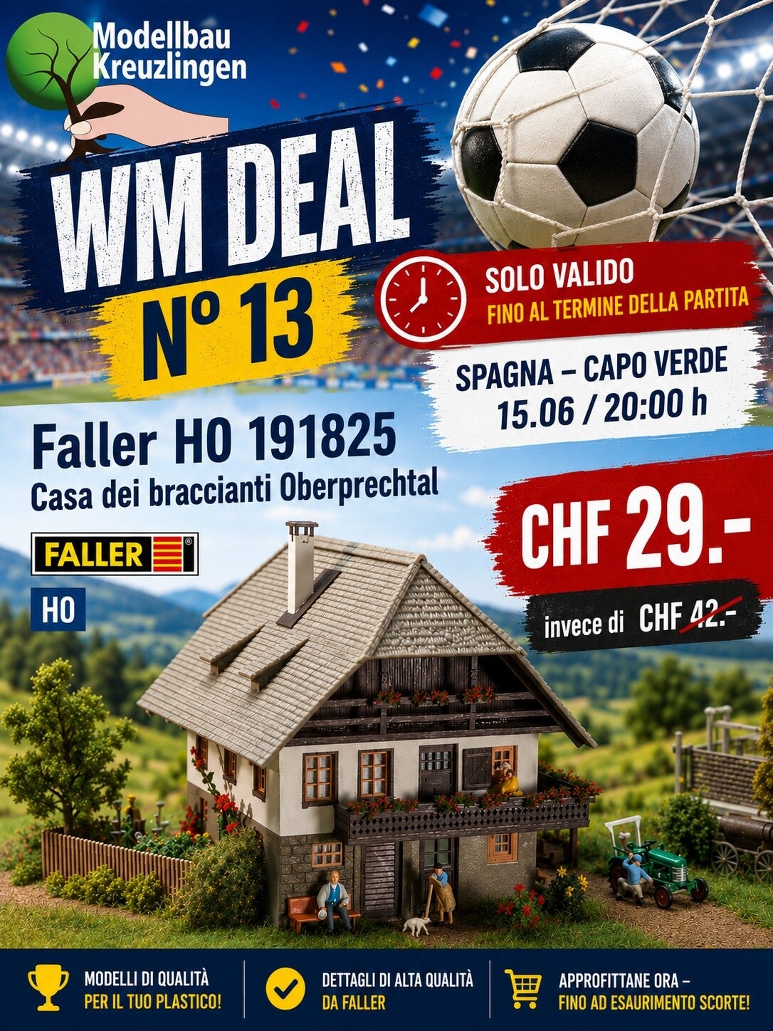 Faller H0 191825 Tagelöhnerhaus Oberprechtal