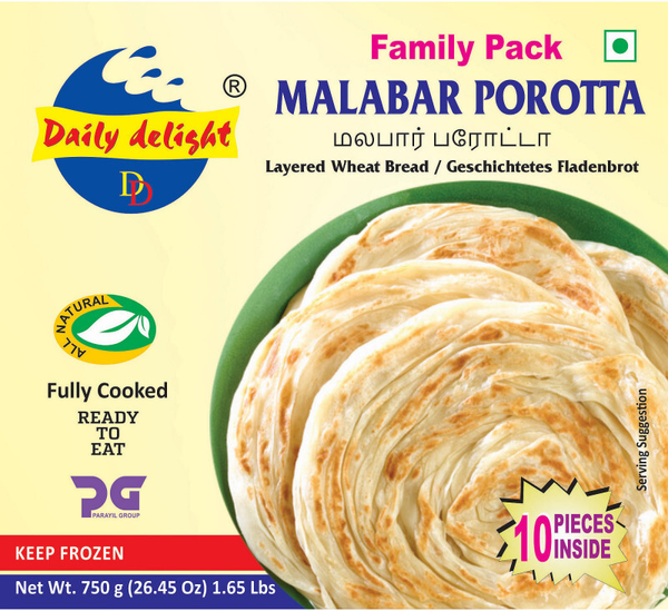 Daily Delight Malabor Porotta (Family Pack)