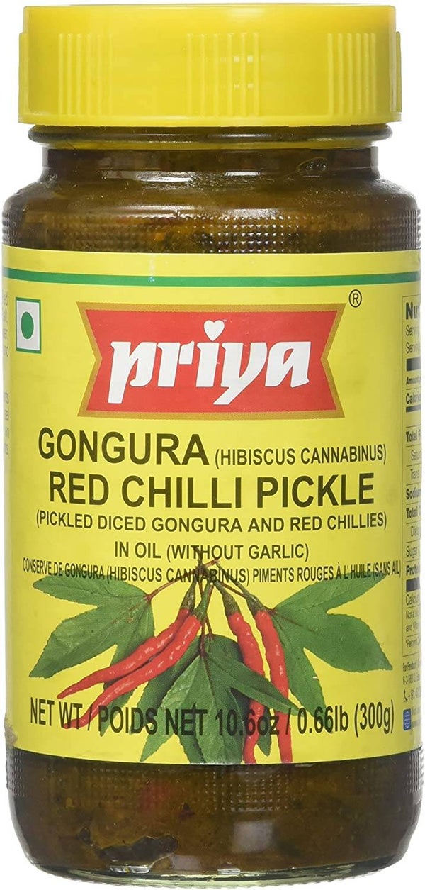 Priya Gongura Red Chilli Pickle