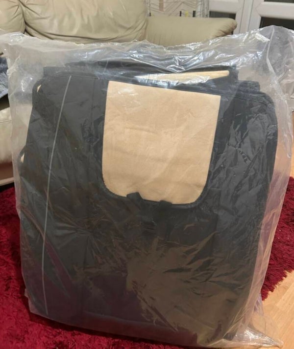Leather car seat with covers