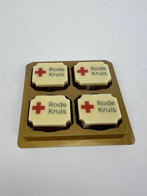 Logo Bonbons, per vier stuks verpakt