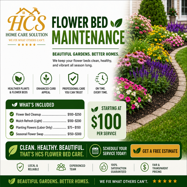 Flower Bed Maintenance