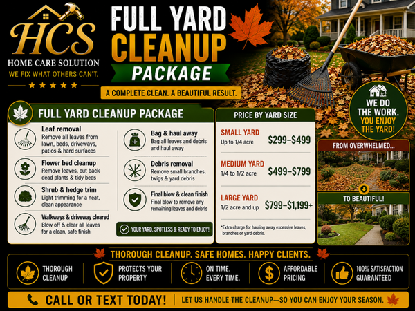 Leaf Removal Packages