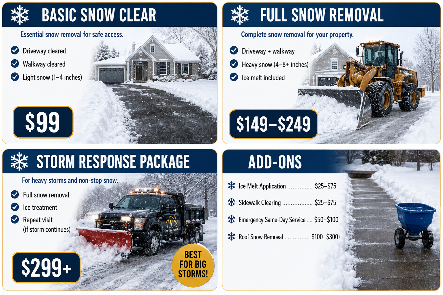 Snow Packages