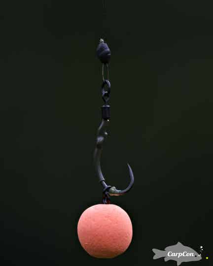 CarpCon handgemaakte Circle Hook Spinner Rigs Hook Section - 2 stuks