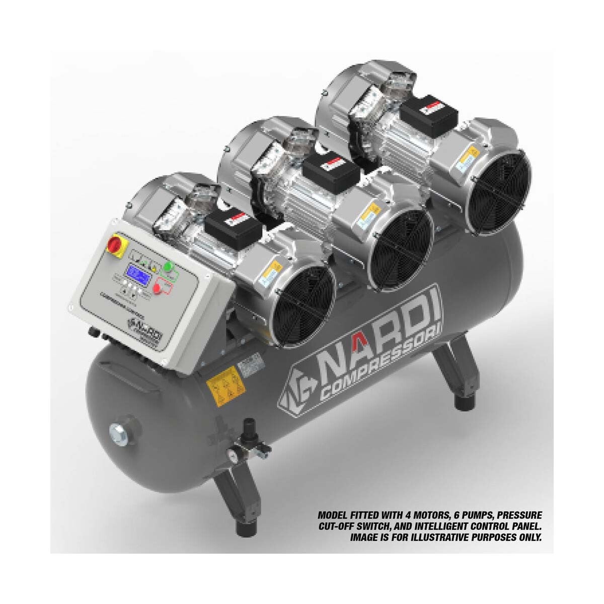 SIP EXTMP27090CP Nardi Extreme MP 9.00HP 270ltr Compressor with Control Panel
