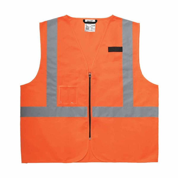 Milwaukee 4932498000 Orange Contractor High-Visibility Vest