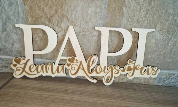 Panneau décoratif "PAPI" personnalisable