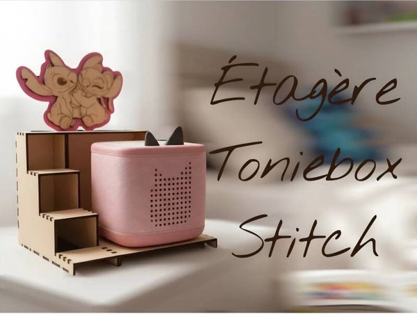 Etagère Toniebox personnalisée