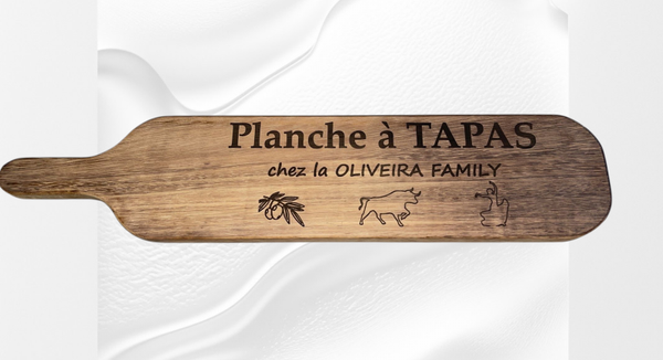 Planches apéritives personnalisées grand format