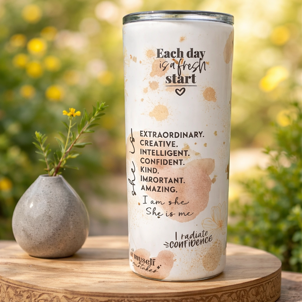 She is....20oz Sublimation Tumbler