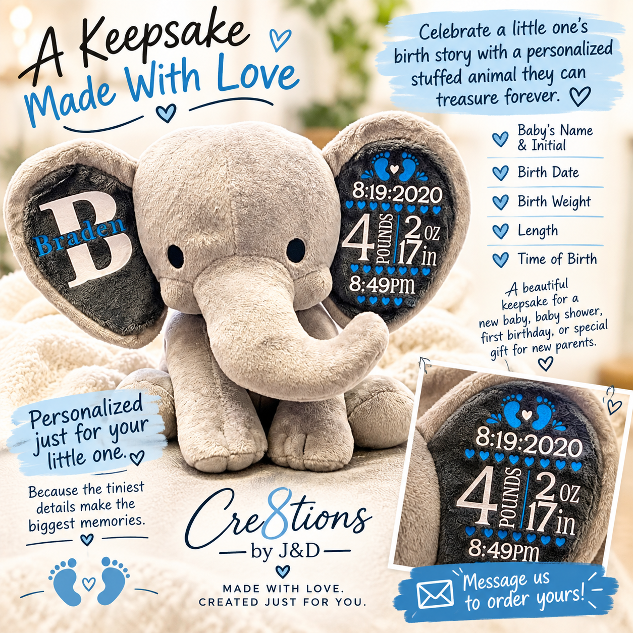 A Keepsake Made With Love 💙🐘