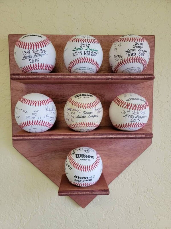 Baseball Wall Display Shelf