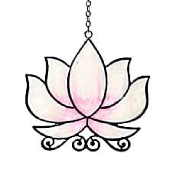 Raamhanger lotus wit