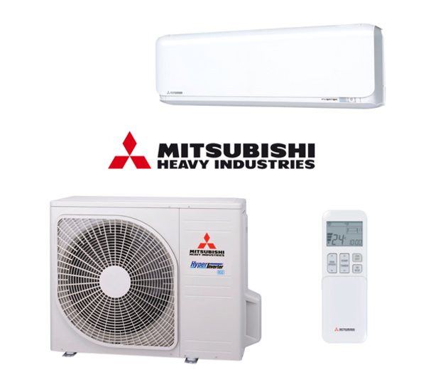 Mitsubishi Heavy Industries Split Klimaanlagen Set SRK/SRC 20 ZSX-WF für 25m²