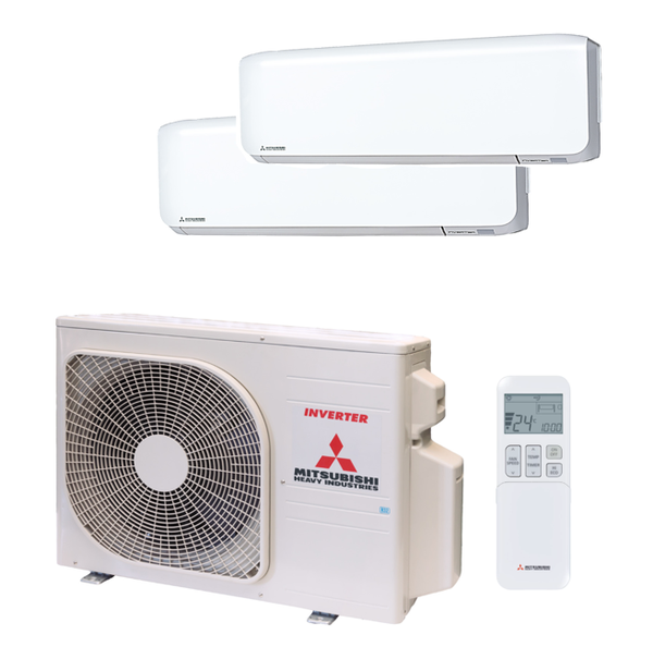 Mitsubishi Klimaanlage Multi-Split SCM 40 ZS + 2x SRK 20 ZS-WF