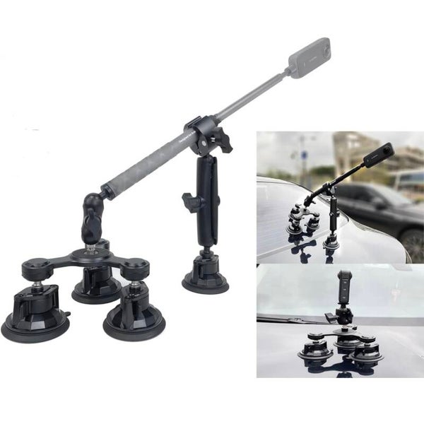 Video Game POV Insta360 / GoPro Triple Suction Mount Set