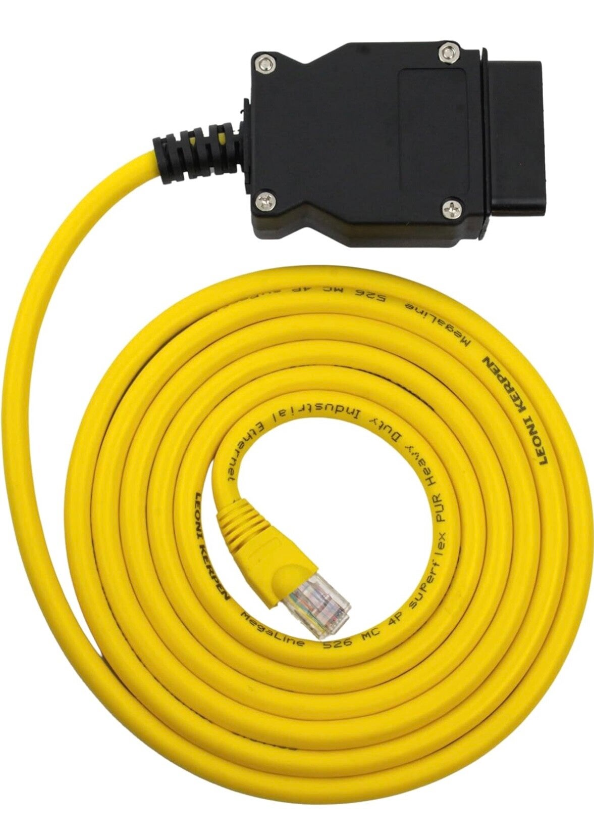 Code M ENET Cable For BMW Coding - OBD2 Cable With USB-C & USB-A Adapter For F/G/i Series, Compatible With Bimmercode, ISTA, Bootmod3