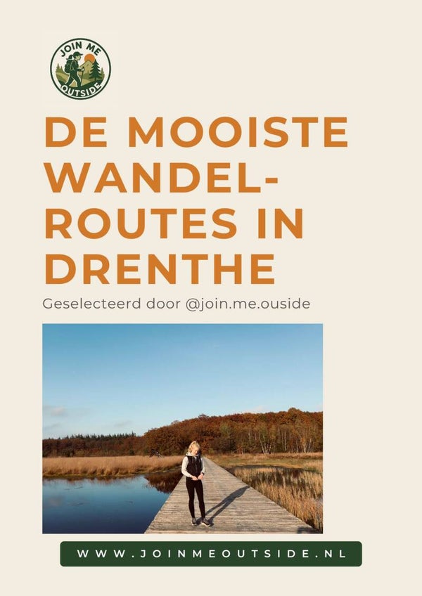 Digitale wandelkaart: De mooiste wandelroutes in Drenthe