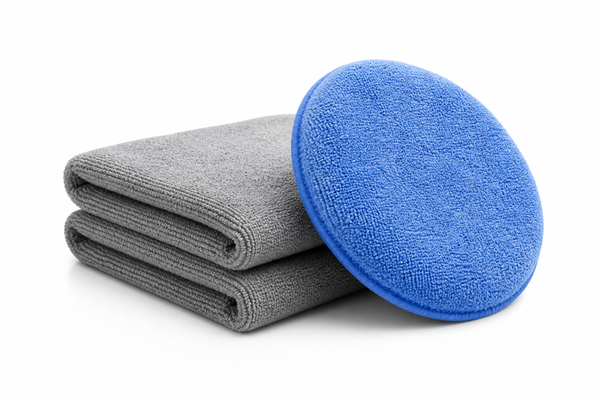 Applicatorpad + 2x Microvezeldoek