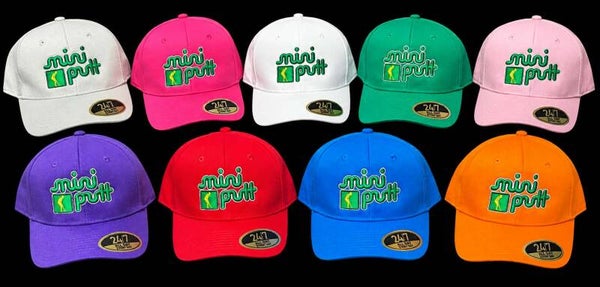 Casquette Mini-Putt Couleurs Variées en Pré-Commande