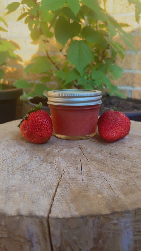 Irish Sea Moss Gel Strawberry Infused 4-oz Jar