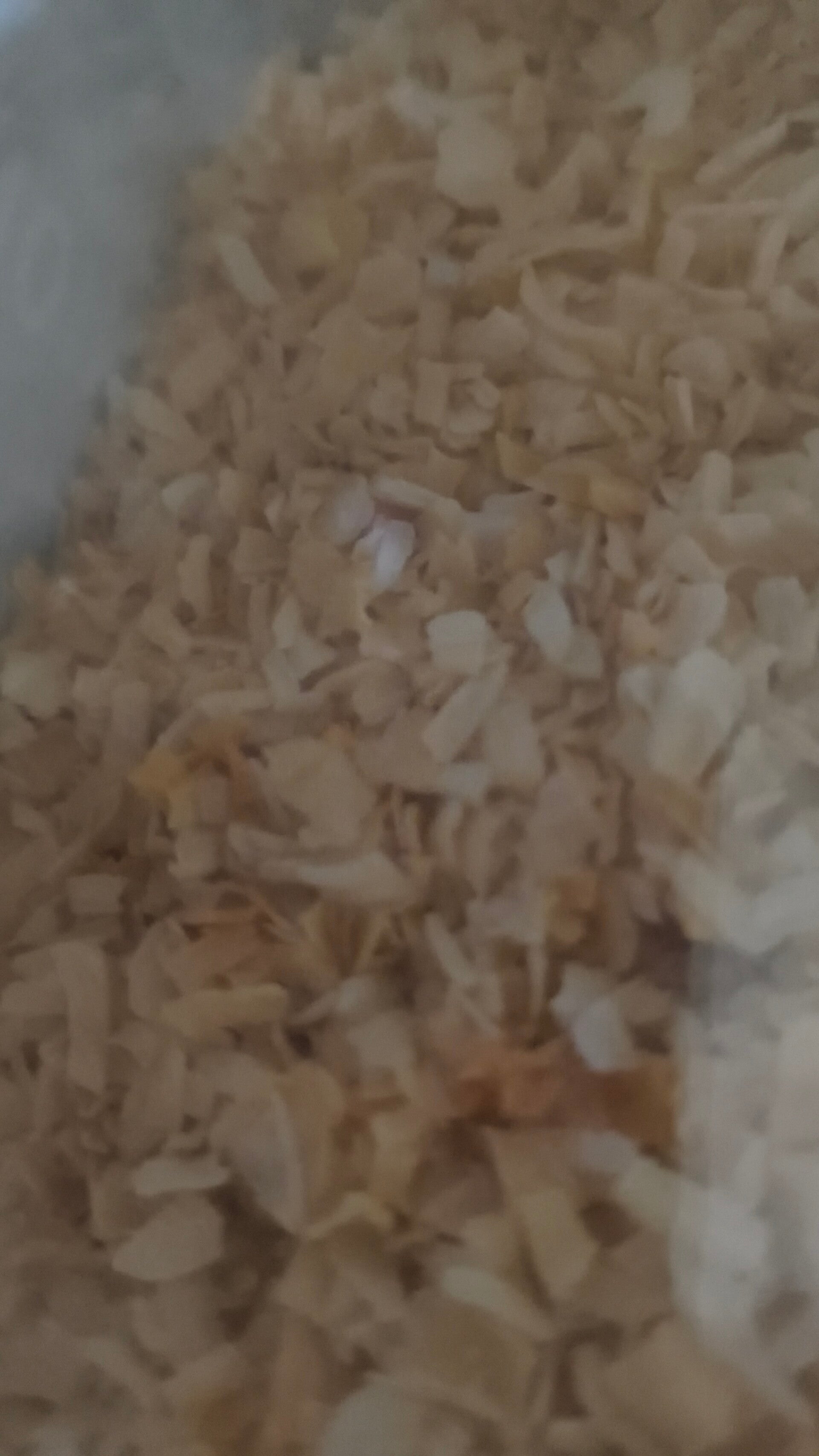 Fresh dehydrated chopped onion
