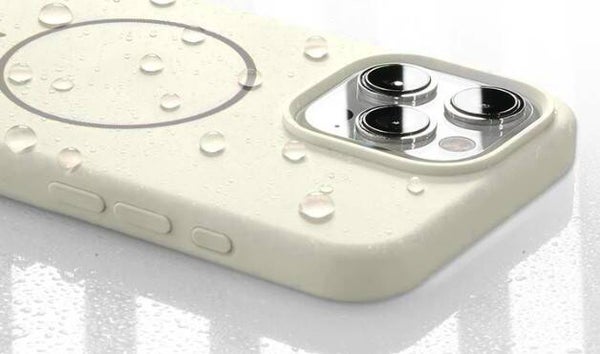 iPhone liquid silicone case (White)