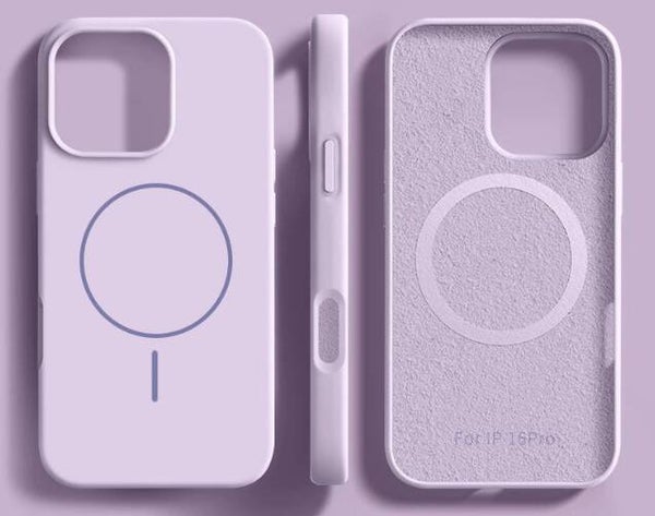 iPhone liquid silicone case (Purple)