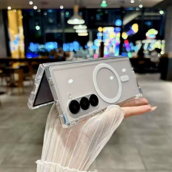 Transparent Samsung Flip and Fold Case