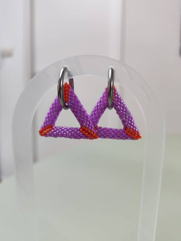 Oorbellen "triangle"