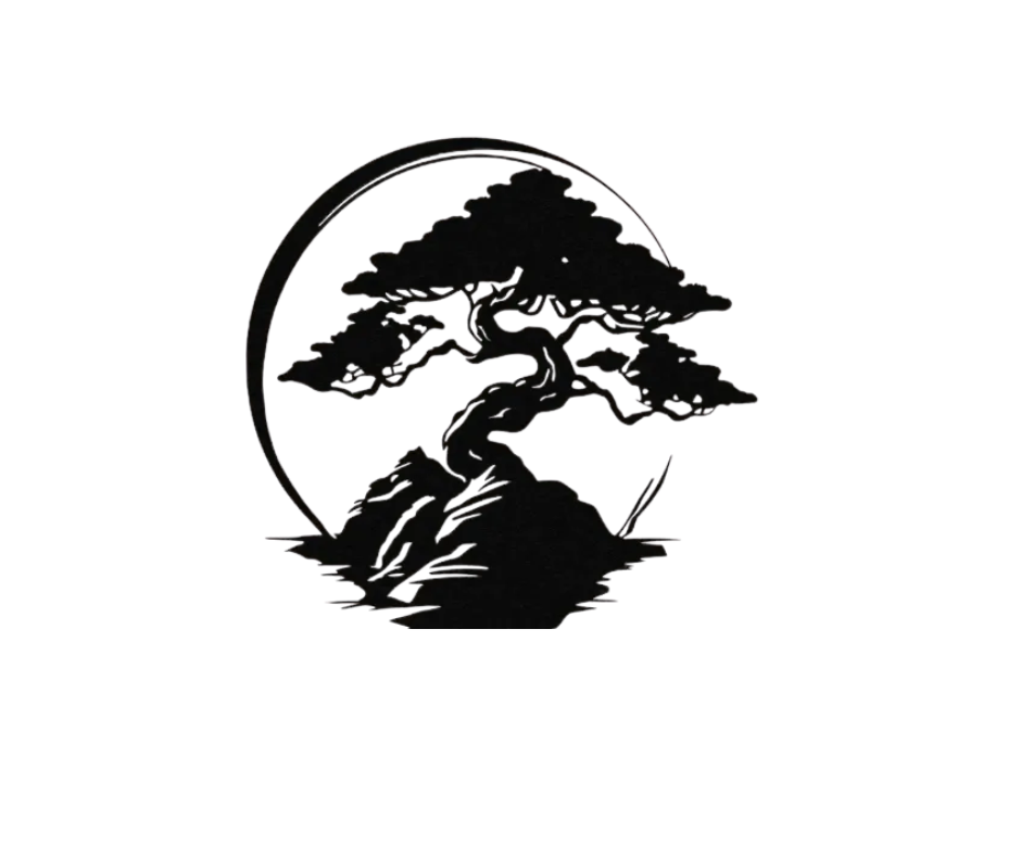 Bonsai Circle – 3D tiskana stenska dekoracija (Ø 180 / 250 / 490 mm)