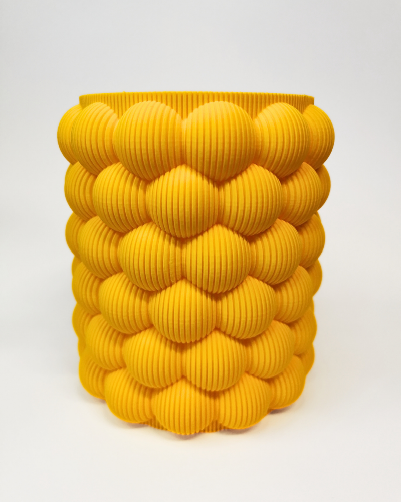 Bubble Bucket – 3D lonček z mehurčkasto teksturo