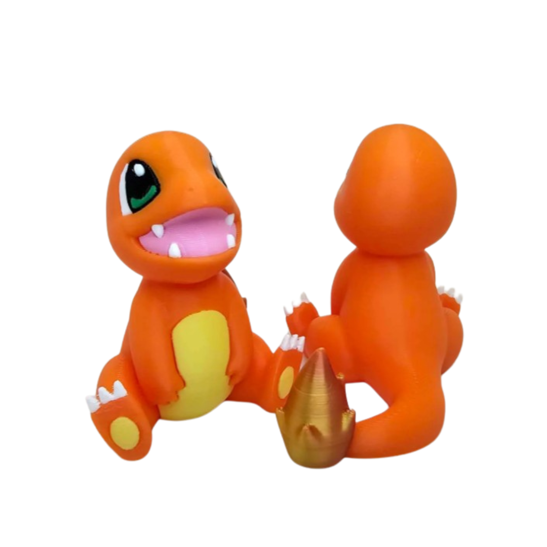 Plamenko – 3D model za barvanje