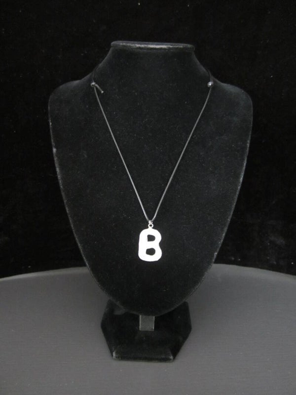 Letterhanger B van zilvertin