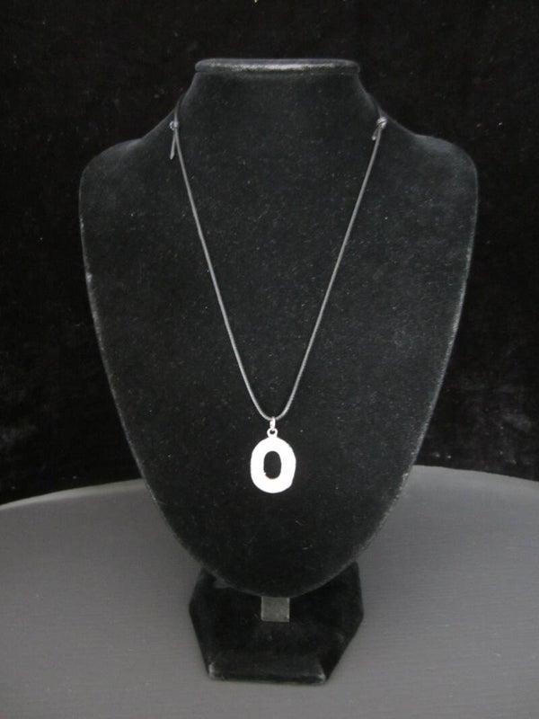 Letterhanger O van zilvertin